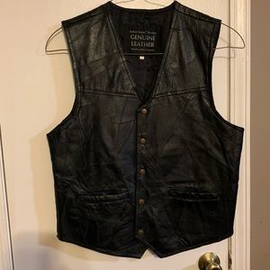 Men’s Leather Vest